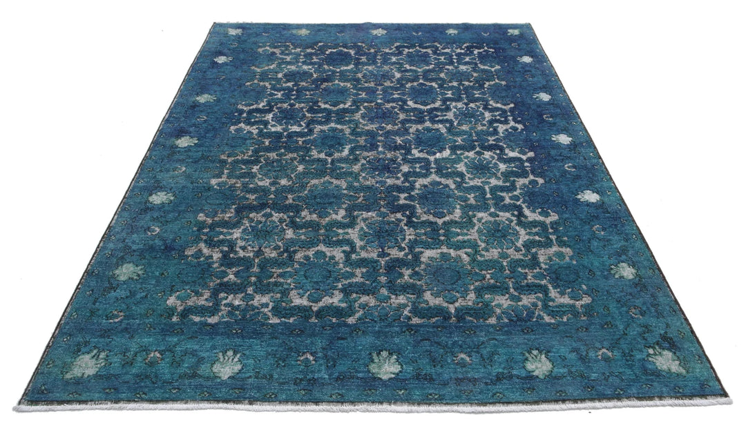 Afghan Onyx Rug 5' 9" x 8' 6" Hand-Knotted | No. AT55657