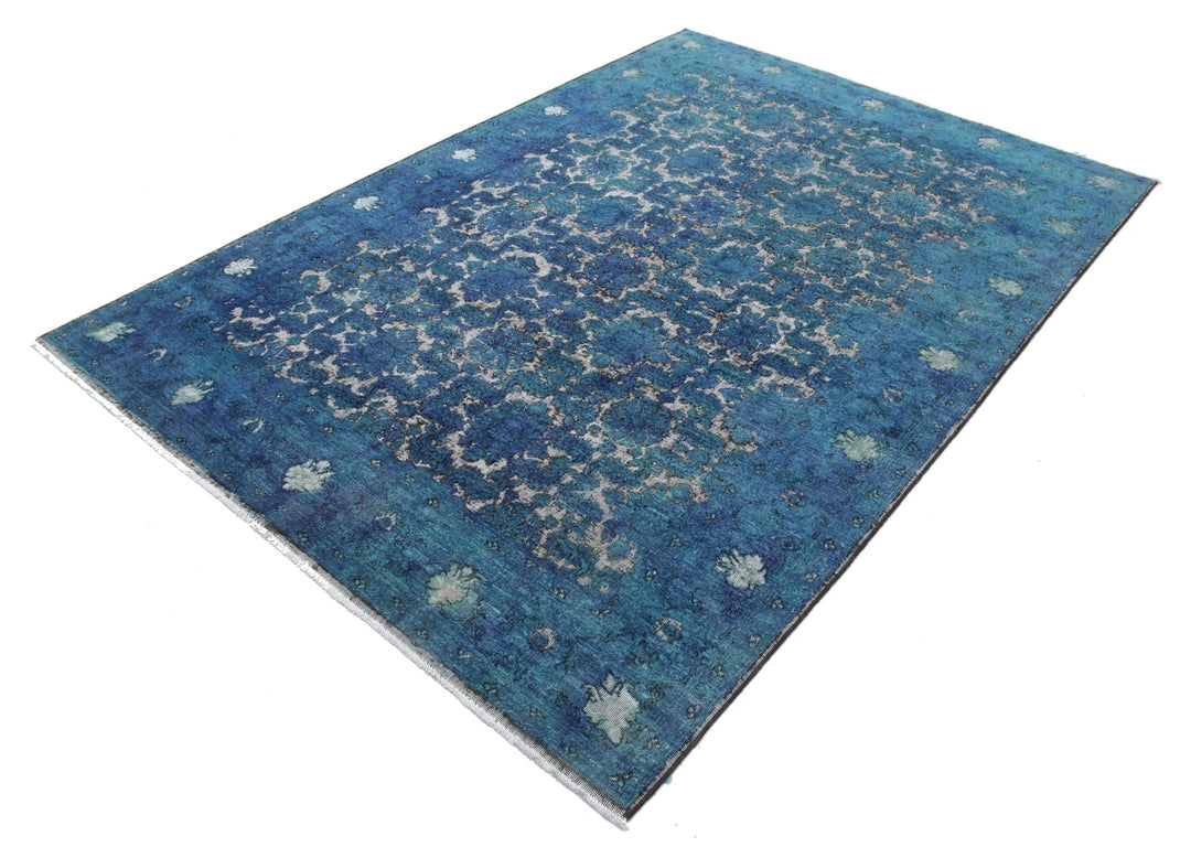 Afghan Onyx Rug 5' 9" x 8' 6" Hand-Knotted | No. AT55657
