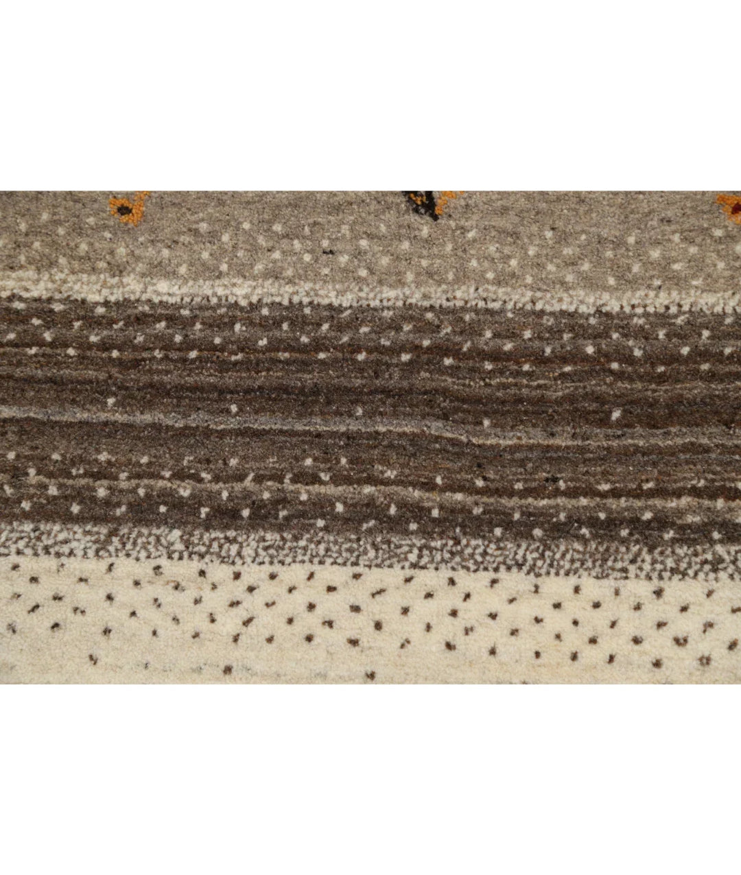 Ivory Indian Lori Rug 5' 10" x 7' 10" Hand-Knotted | No. AT55686