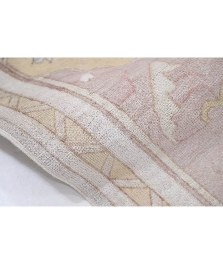 Ivory Afghan Oushak Rug 8'10" x 11'0" Hand-Knotted | No. AT55719