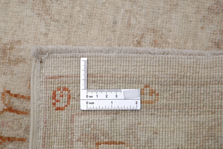 Ivory Afghan Serenity Rug 2' 6" x 4' 1" Hand-Knotted | No. AT55728