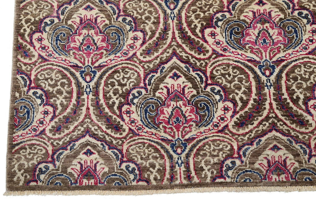 Afghan Artemix Runner Rug 5' 2" x 11' 4" Hand-Knotted | No. AT55810