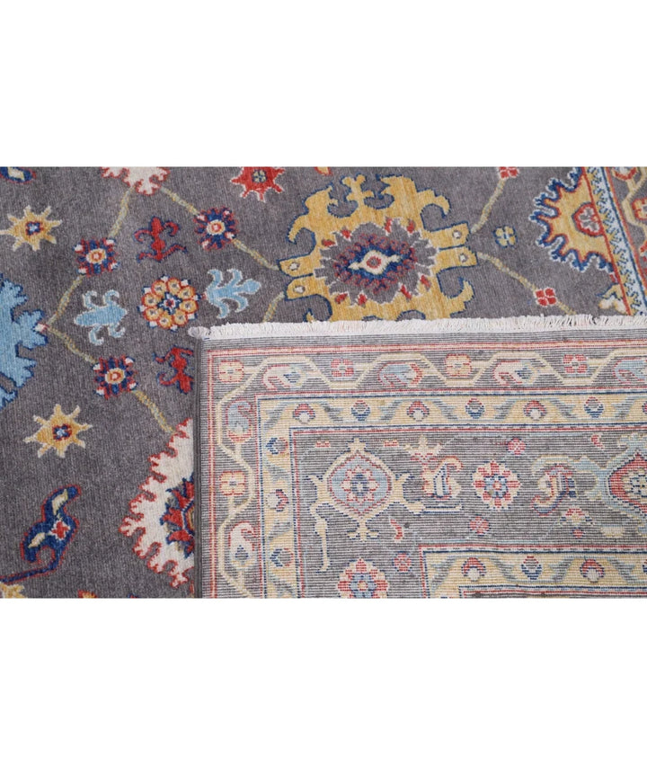 Grey Pakistani Oriental Rug 7' 11" x 10' 0" Hand-Knotted | No. AT55942