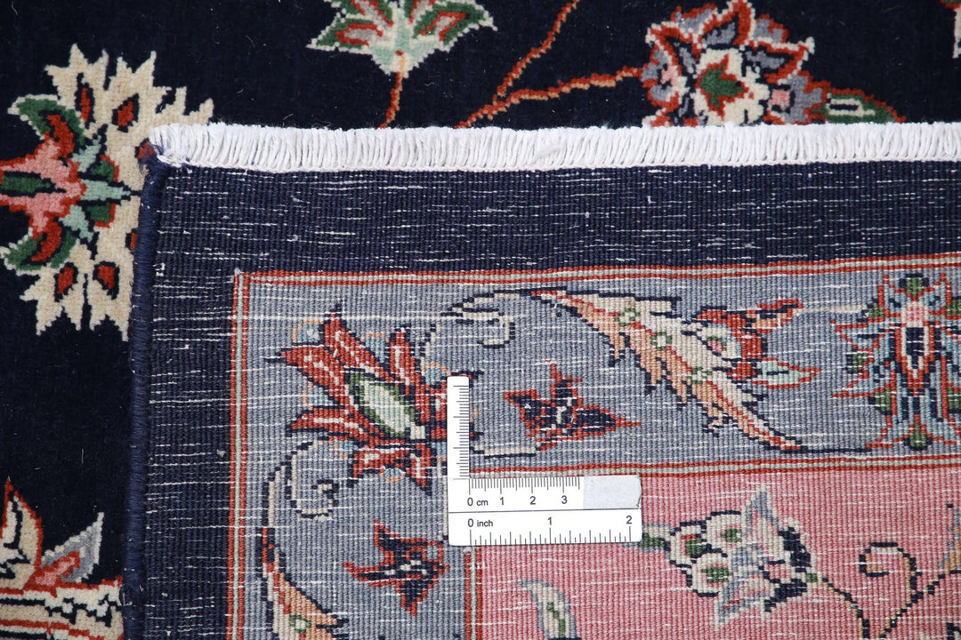 Blue Persian Tabriz Rug 9' 2" x 12' 0" Hand-Knotted | No. AT56099
