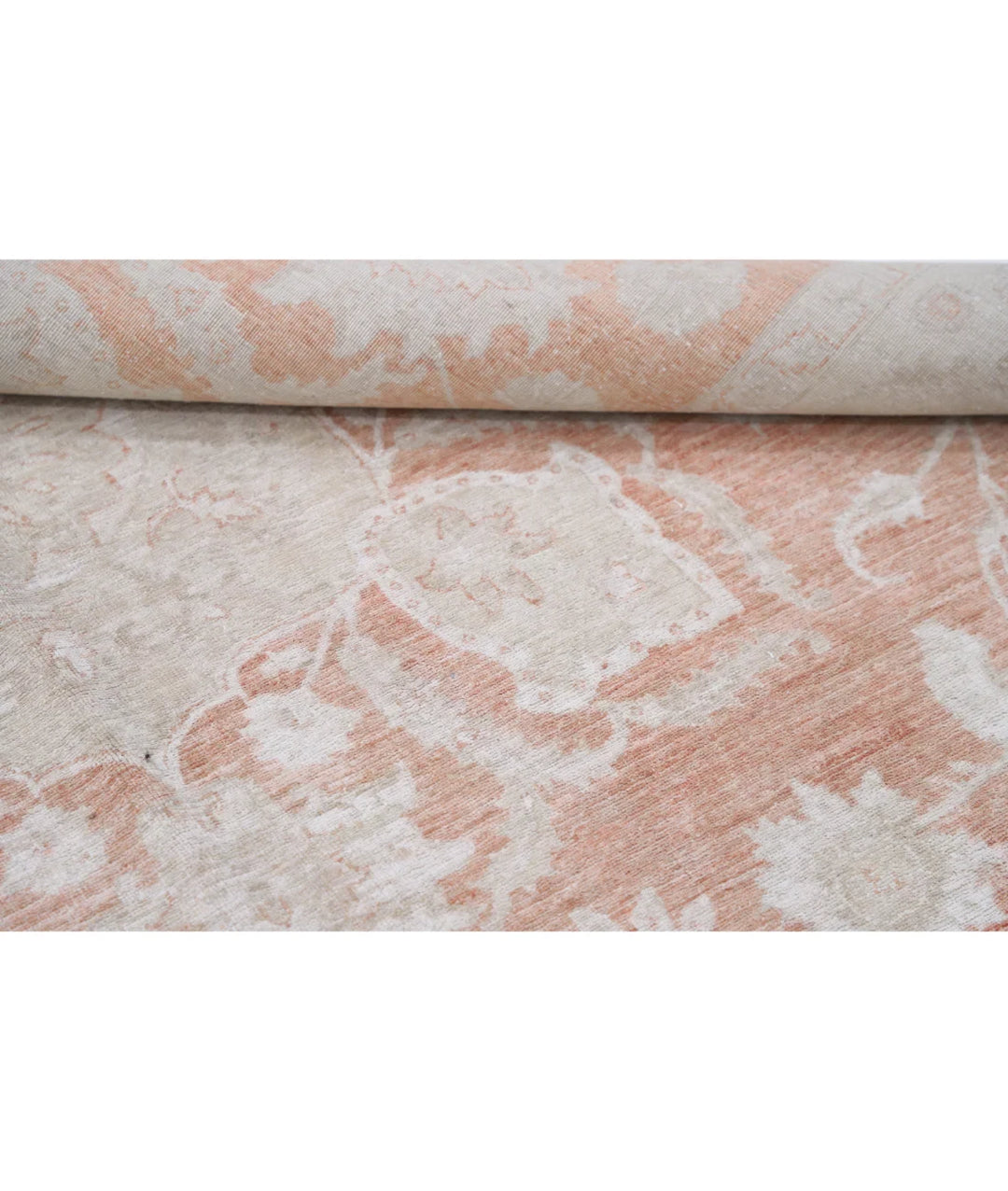 Red Afghan Serenity Rug 5' 9" x 9' 6" Hand-Knotted | No. AT56140