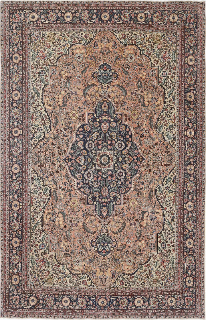 Persian Tabriz Rug 8' 3" x 12' 11" Hand-Knotted | No. AT56164