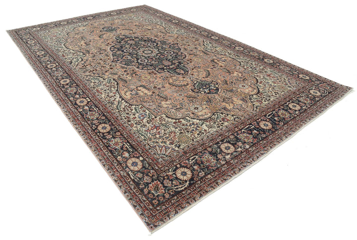 Persian Tabriz Rug 8' 3" x 12' 11" Hand-Knotted | No. AT56164