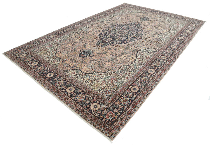 Persian Tabriz Rug 8' 3" x 12' 11" Hand-Knotted | No. AT56164