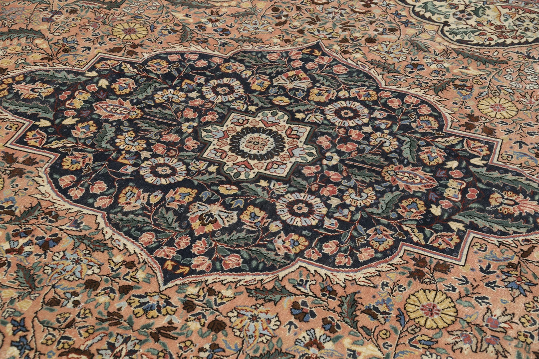 Persian Tabriz Rug 8' 3" x 12' 11" Hand-Knotted | No. AT56164