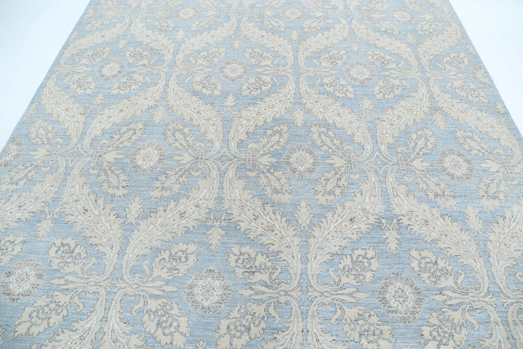 Afghan Serenity Rug 8' 1" x 9' 4" Hand-Knotted | No. AT56256