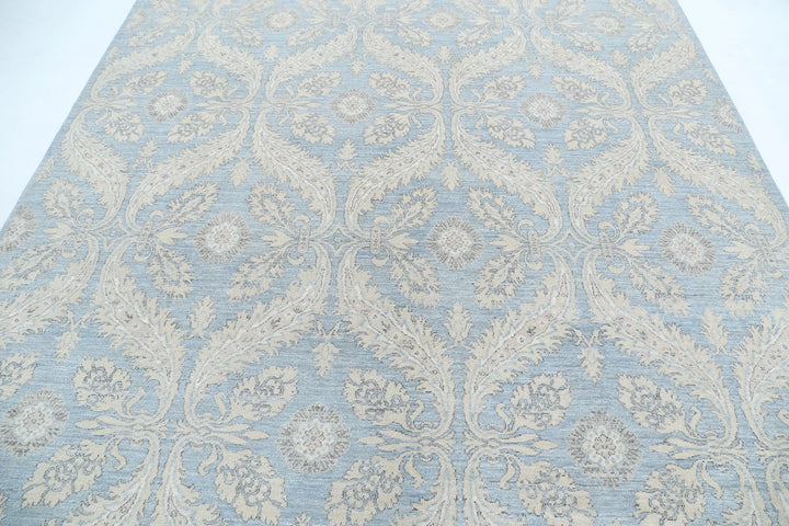 Afghan Serenity Rug 8' 1" x 9' 4" Hand-Knotted | No. AT56256