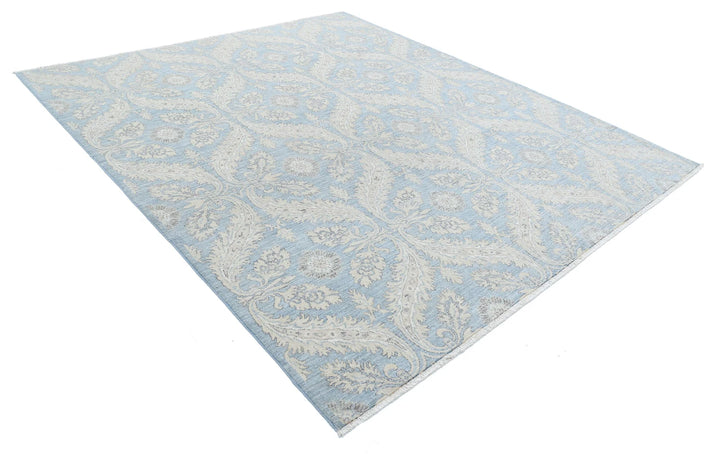 Afghan Serenity Rug 8' 1" x 9' 4" Hand-Knotted | No. AT56256