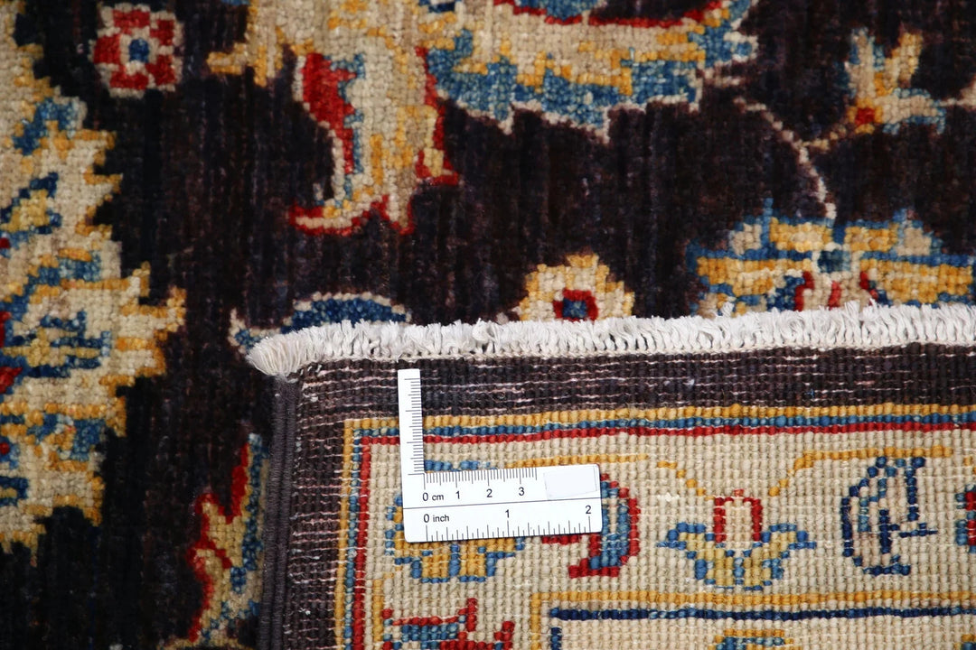 Brown Afghan Oriental Rug 5'10" x 7'10" Hand-Knotted | No. AT56471