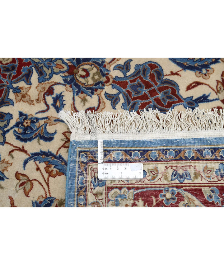 Persian Isfahan Rug 3' 7" x 5' 5" Hand-Knotted | No. AT56533