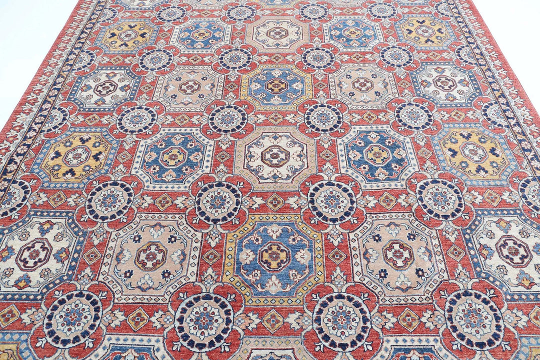 Afghan Oriental Rug 8' 0" x 10' 0" Hand-Knotted | No. AT56551