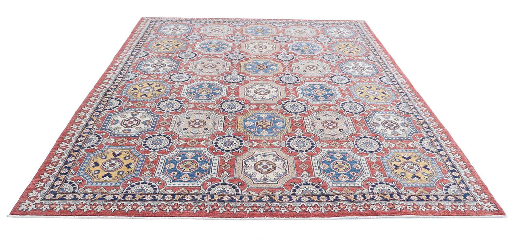Afghan Oriental Rug 8' 0" x 10' 0" Hand-Knotted | No. AT56551