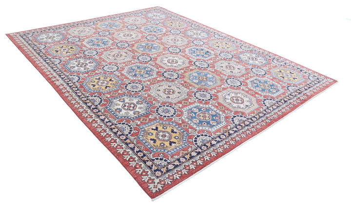 Afghan Oriental Rug 8' 0" x 10' 0" Hand-Knotted | No. AT56551