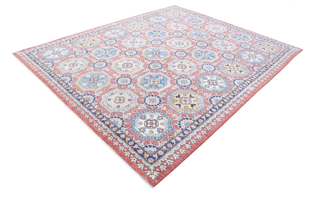 Afghan Oriental Rug 8' 0" x 10' 0" Hand-Knotted | No. AT56551