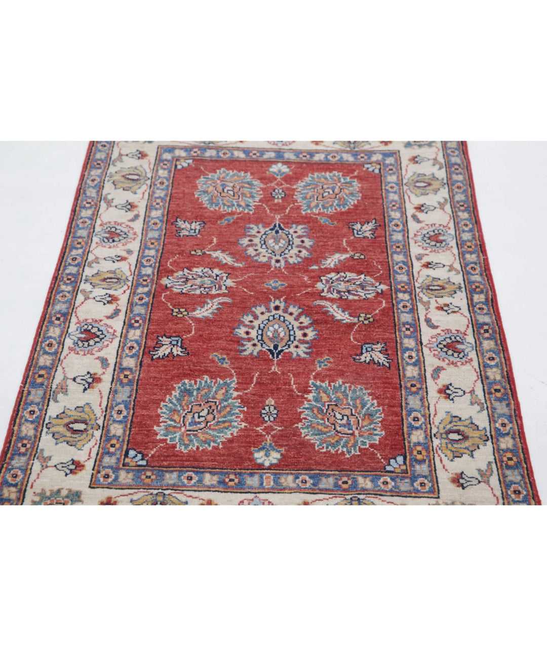 Afghan Ziegler Rug 2' 7" x 4' 4" Hand-Knotted | No. AT56564