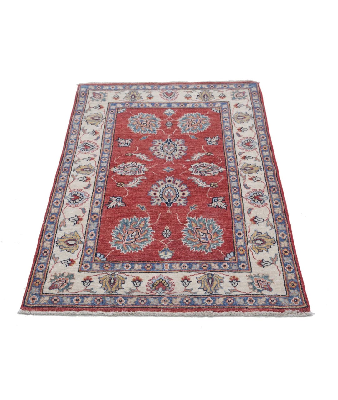 Afghan Ziegler Rug 2' 7" x 4' 4" Hand-Knotted | No. AT56564