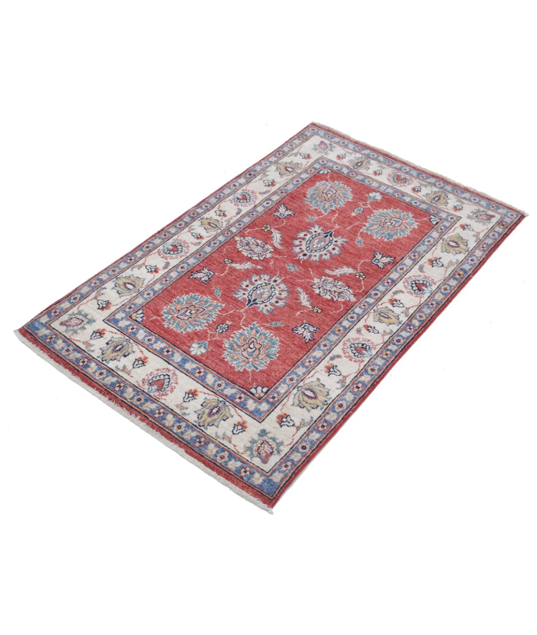 Afghan Ziegler Rug 2' 7" x 4' 4" Hand-Knotted | No. AT56564