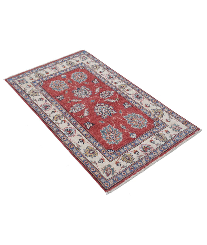 Afghan Ziegler Rug 2' 7" x 4' 4" Hand-Knotted | No. AT56564