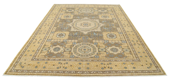 Afghan Mamluk Rug 7' 10" x 10' 10" Hand-Knotted | No. AT56652