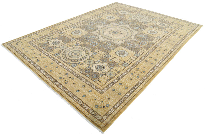Afghan Mamluk Rug 7' 10" x 10' 10" Hand-Knotted | No. AT56652