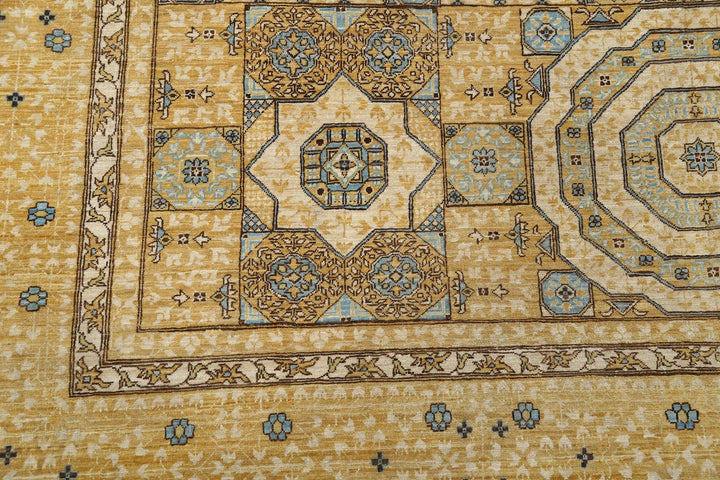 Afghan Mamluk Rug 7' 10" x 10' 10" Hand-Knotted | No. AT56652
