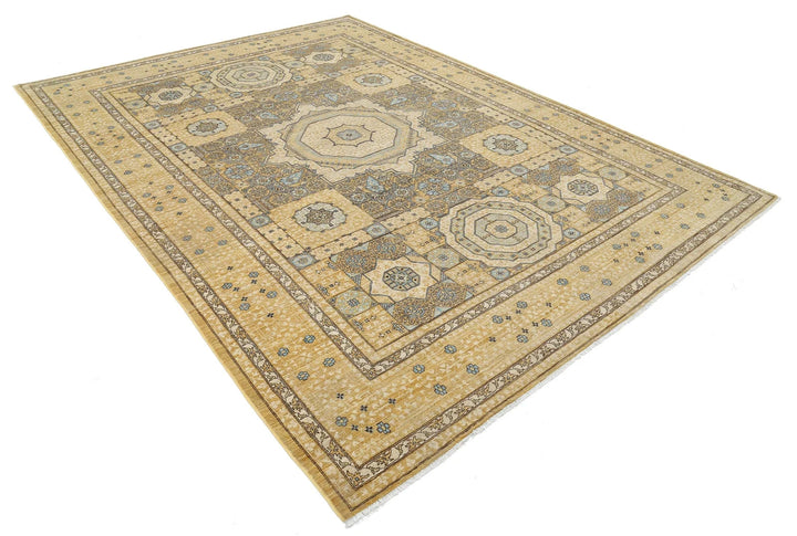 Afghan Mamluk Rug 7' 10" x 10' 10" Hand-Knotted | No. AT56652