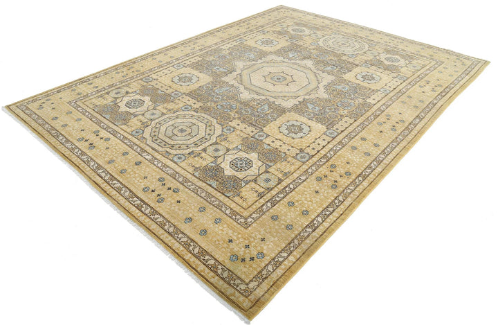 Afghan Mamluk Rug 7' 10" x 10' 10" Hand-Knotted | No. AT56652