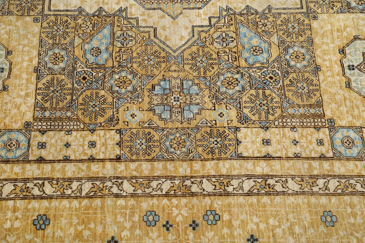 Afghan Mamluk Rug 7' 10" x 10' 10" Hand-Knotted | No. AT56652