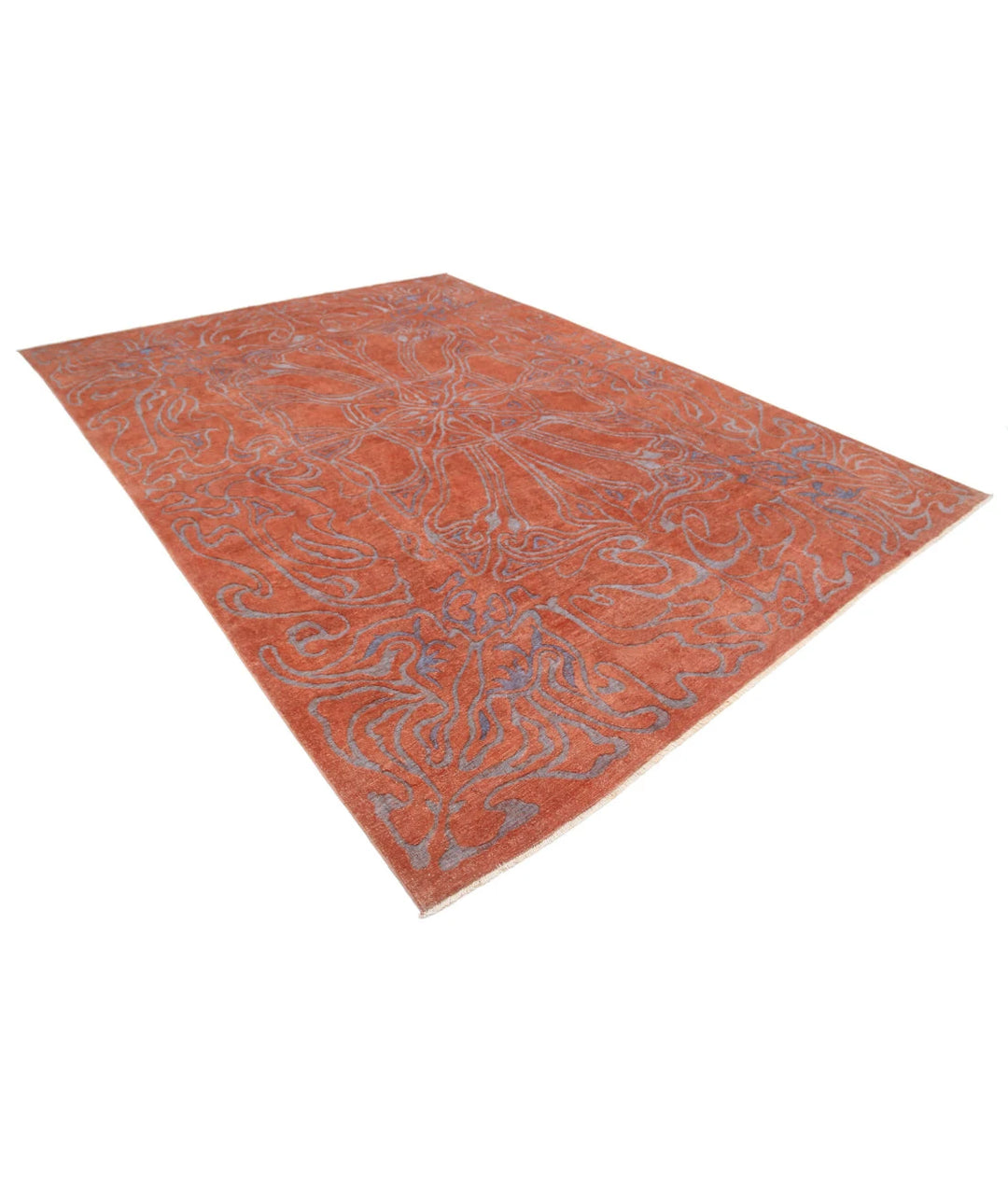 Afghan Oriental Rug 8' 9" x 11' 10" Hand-Knotted | No. AT56706