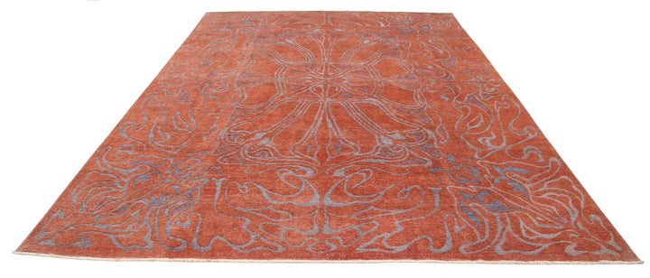 Afghan Oriental Rug 8' 9" x 11' 10" Hand-Knotted | No. AT56706