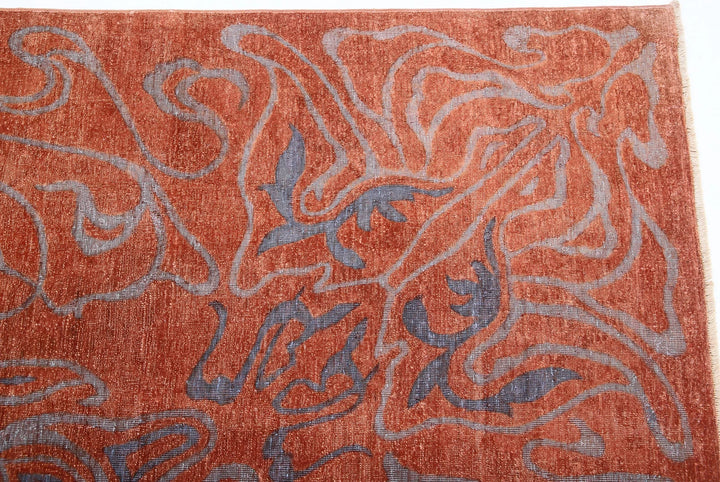 Afghan Oriental Rug 8' 9" x 11' 10" Hand-Knotted | No. AT56706
