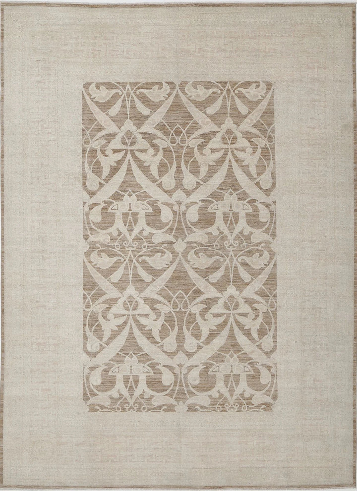 Afghan Serenity Rug 9' 10" x 13' 7" Hand-Knotted | No. AT56718