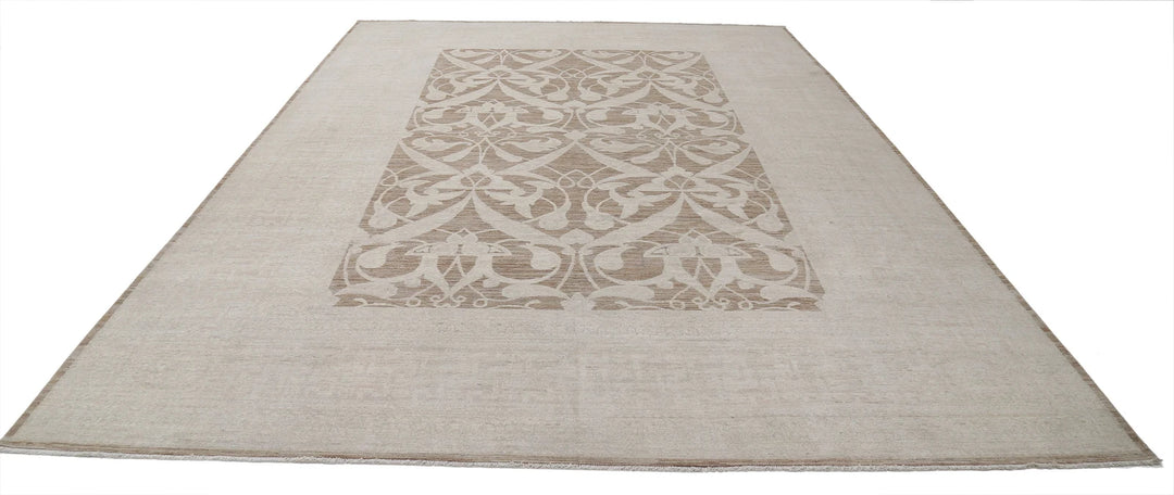 Afghan Serenity Rug 9' 10" x 13' 7" Hand-Knotted | No. AT56718