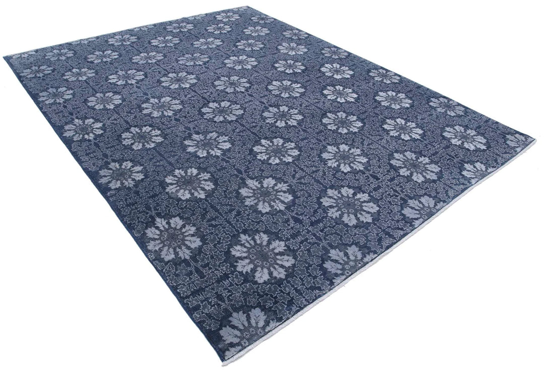 Afghan Oriental Rug 7' 9" x 9' 11" Hand-Knotted | No. AT56738