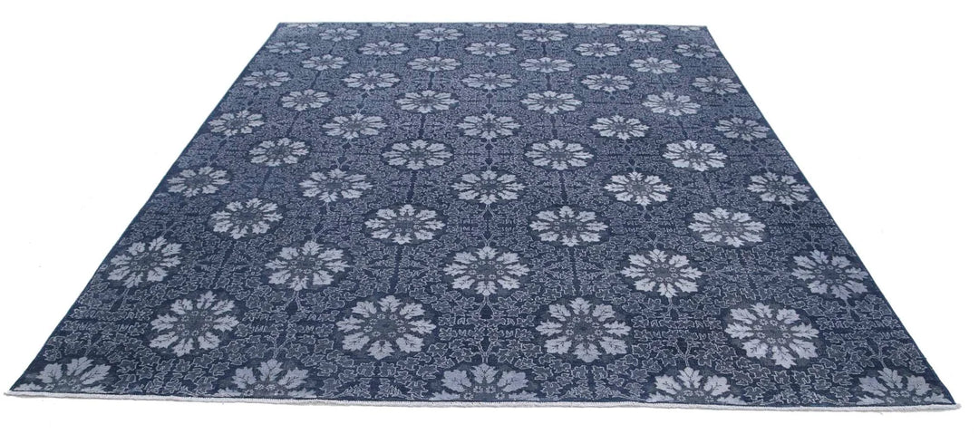 Afghan Oriental Rug 7' 9" x 9' 11" Hand-Knotted | No. AT56738