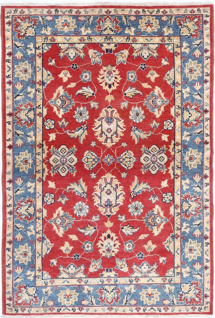 Afghan Ziegler Rug 3' 10" x 5' 9" Hand-Knotted | No. AT56782