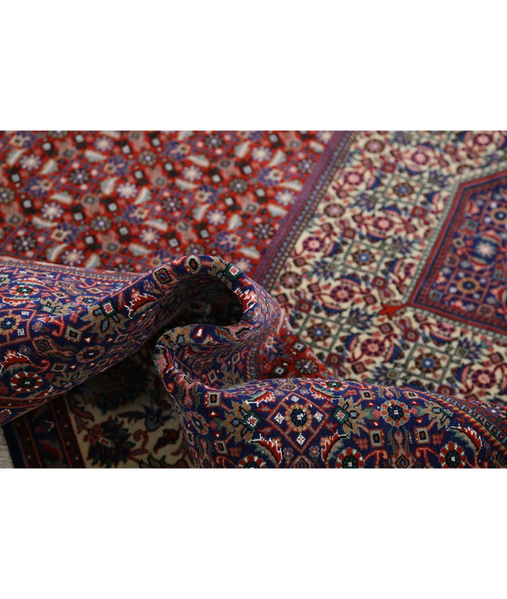 Persian Bijar Rug 6' 8" x 9' 11" Hand-Knotted | No. AT56869