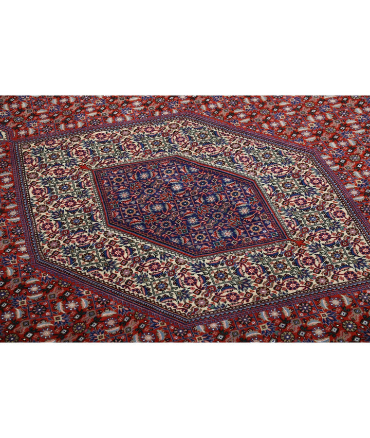 Persian Bijar Rug 6' 8" x 9' 11" Hand-Knotted | No. AT56869