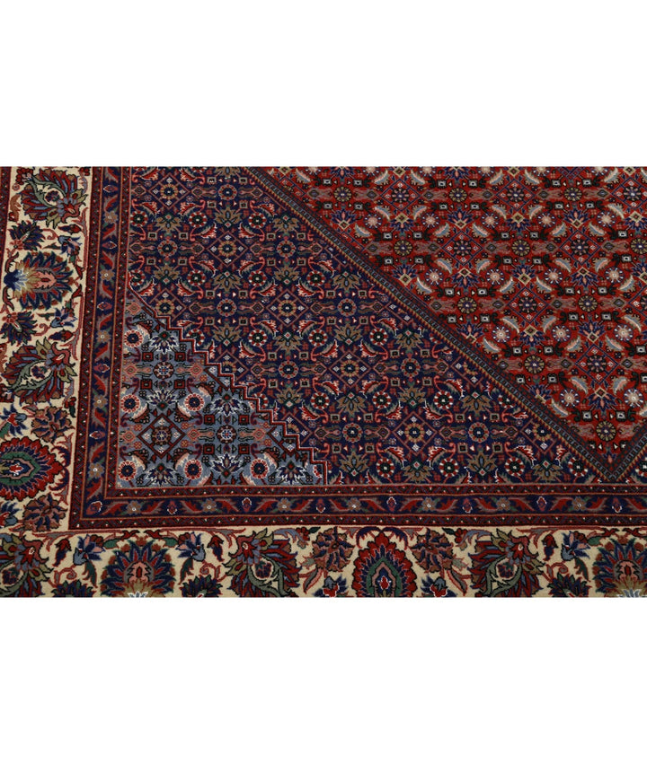 Persian Bijar Rug 6' 8" x 9' 11" Hand-Knotted | No. AT56869