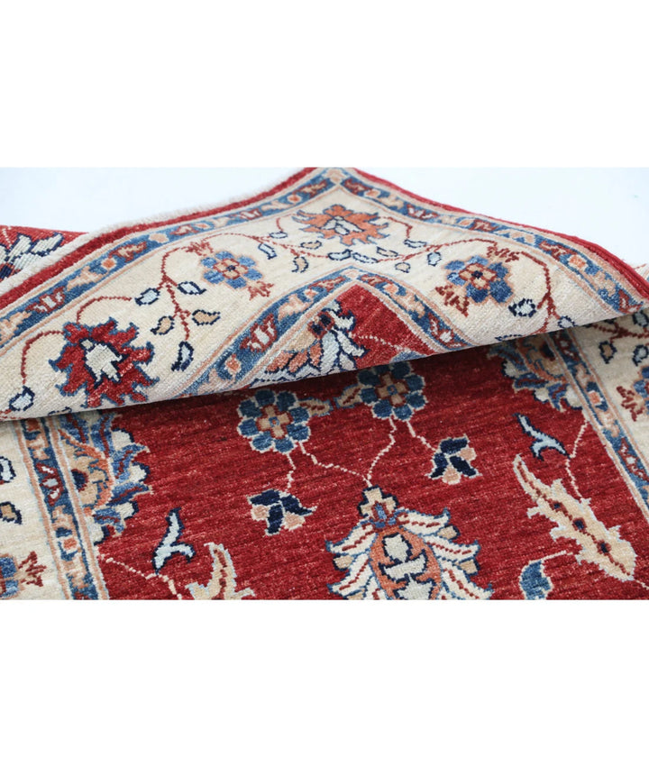 Afghan Ziegler Rug 2' 7" x 4' 2" Hand-Knotted | No. AT56897