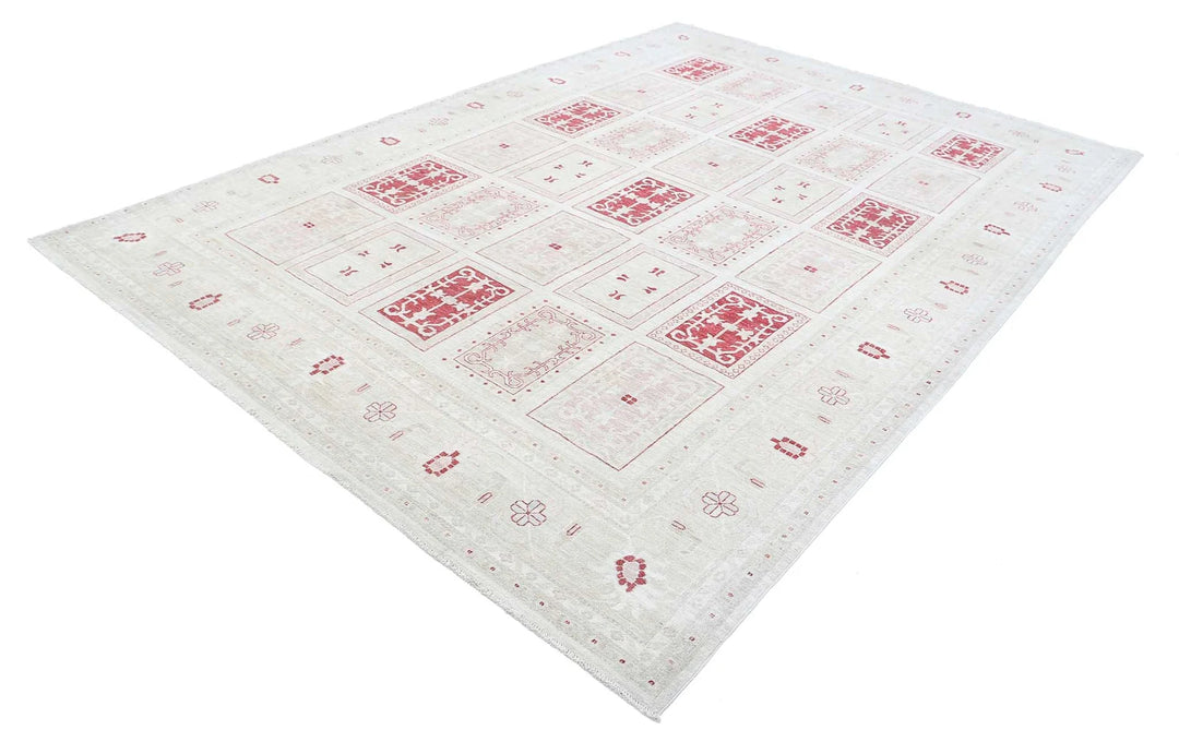 Afghan Serenity Rug 8' 0" x 11' 1" Hand-Knotted | No. AT56906