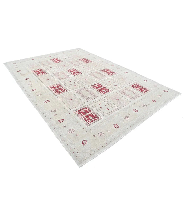 Afghan Serenity Rug 8' 0" x 11' 1" Hand-Knotted | No. AT56906