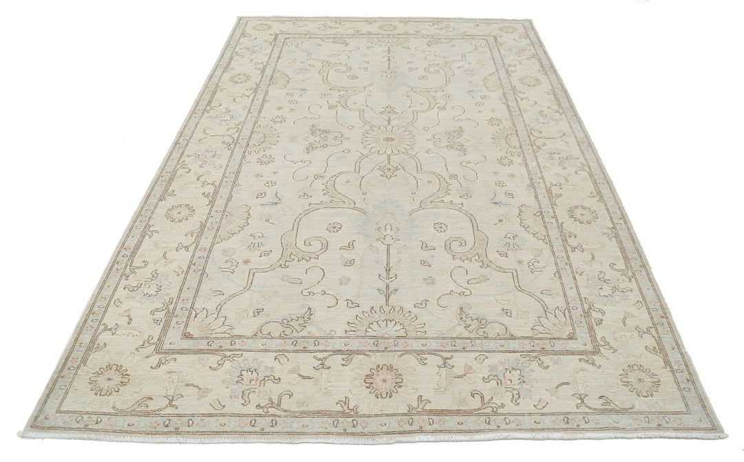 Afghan Serenity Rug 6' 0" x 8' 11" Hand-Knotted | No. AT57041