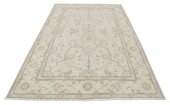 Afghan Serenity Rug 6' 0" x 8' 11" Hand-Knotted | No. AT57041