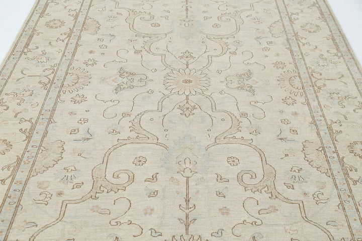 Afghan Serenity Rug 6' 0" x 8' 11" Hand-Knotted | No. AT57041