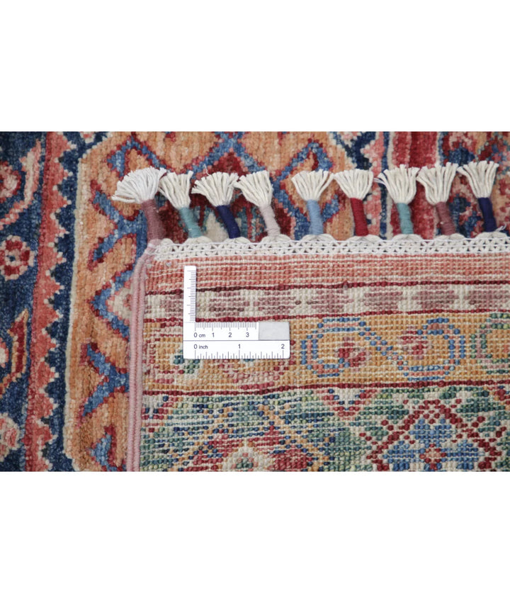 Afghan Khurjeen Rug 6'8" x 9'7" Hand-Knotted | No. AT570810